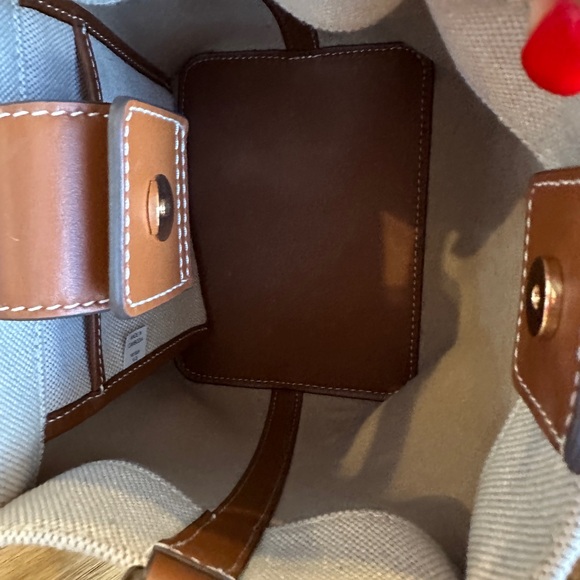 Tory Burch Blake canvas bucket Bag - Picture 6 of 12